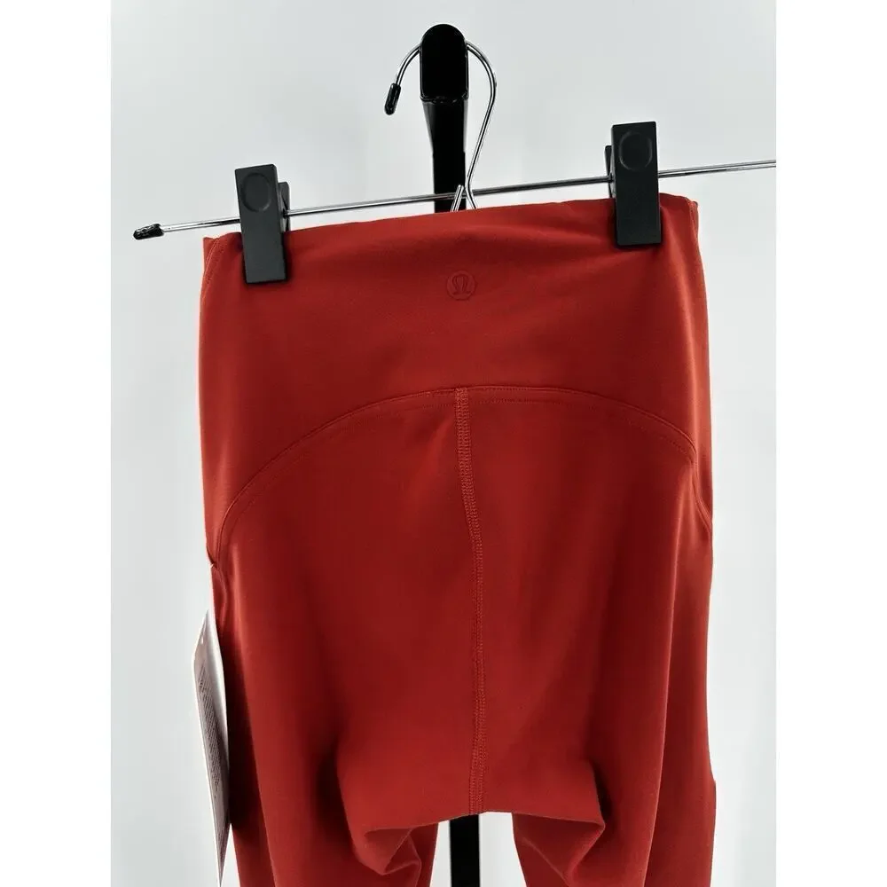 Lululemon InStill High Rise Tight 25” Cayenne Size 2 NWT Yoga Leggings Red